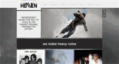 Desktop Screenshot of heavennoise.com